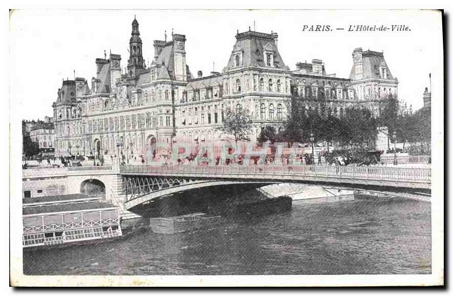 CPA Paris L'Hotel de Ville 