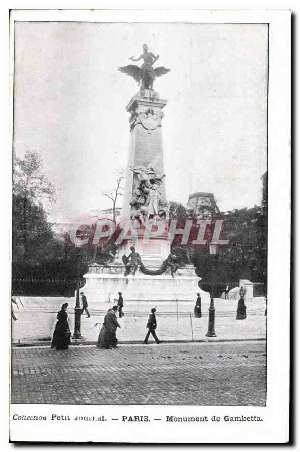 CPA Petit Journal Paris Monument de Gambetta 