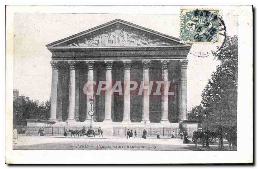 CPA Paris L'Eglise Sainte Madeleine 