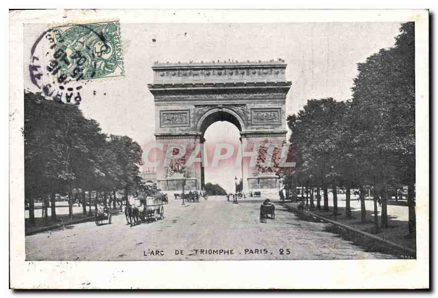 CPA L'Arc de Triomphe Paris 