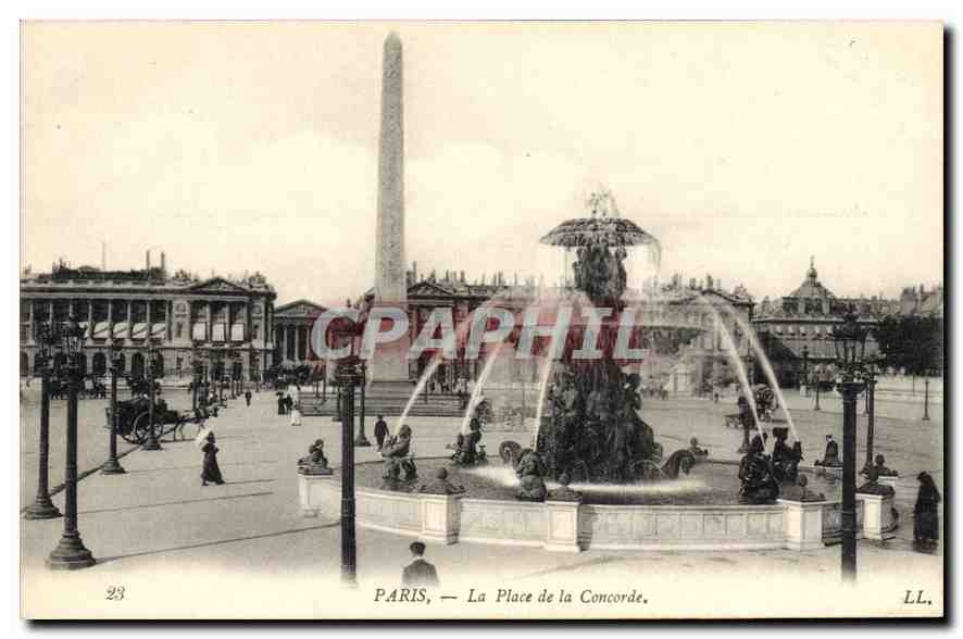 CPA Paris La Place de la Concorde 
