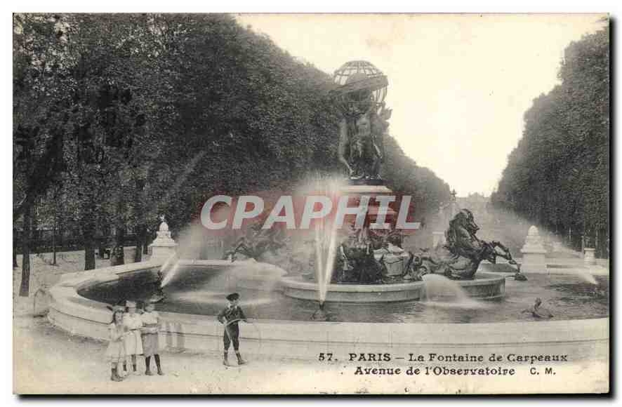 CPA Paris La Fontaine de Carpeaux Avenue de l'Observatoire 