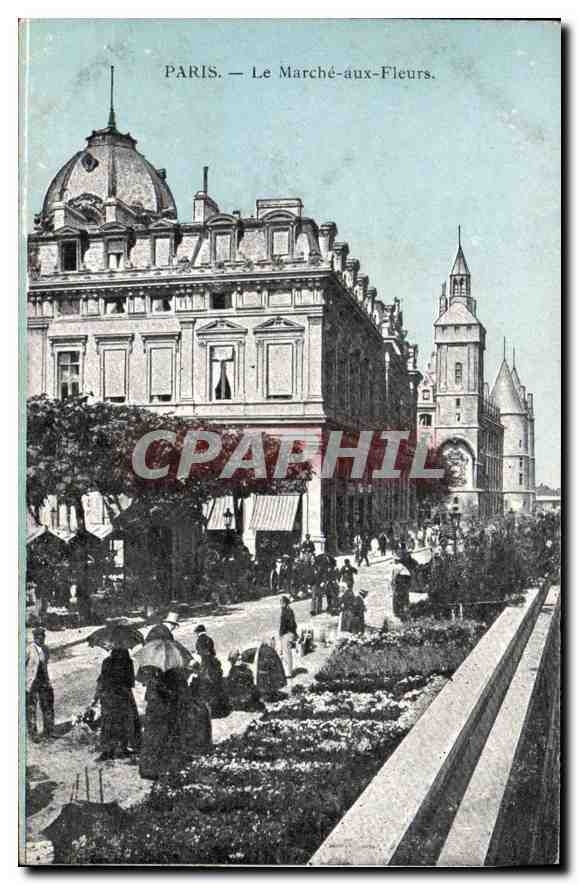 CPA Paris Le Marche aux Fleurs 