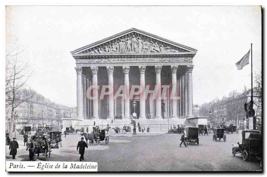 CPA Paris Eglise de la Madeleine 