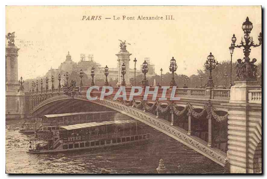 CPA Paris Le Pont Alexandre III 