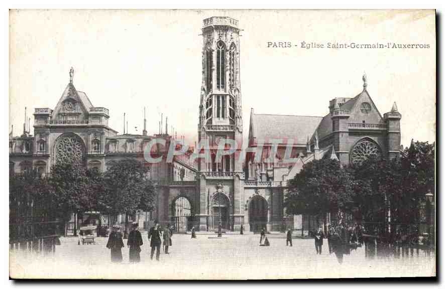 CPA Paris Eglise Saint Germain l'Auxerrois