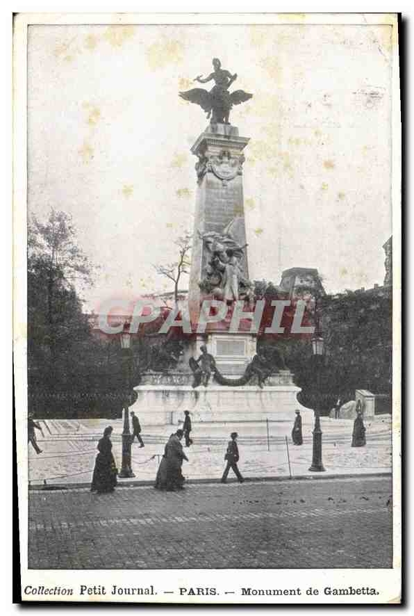 CPA Paris Monument de Gambetta 