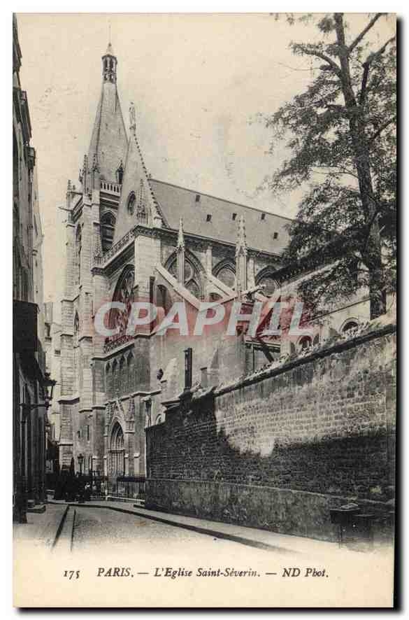 CPA Paris L'Eglise Saint Severin 