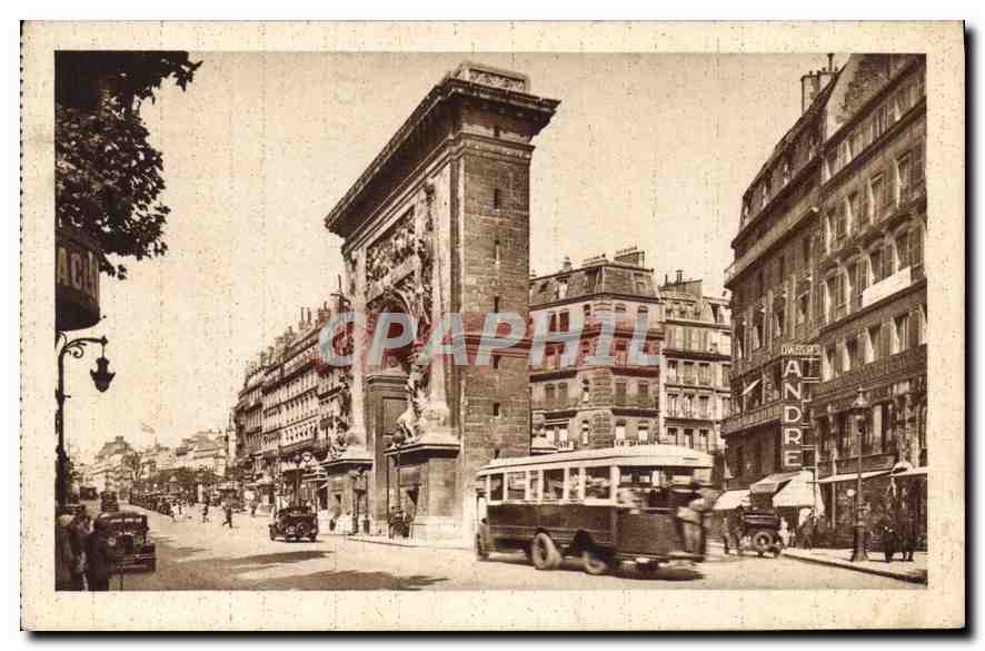 CPA Les Grands Boulevards Porte Saint Denis Boulevard Bonne Nouvelle 