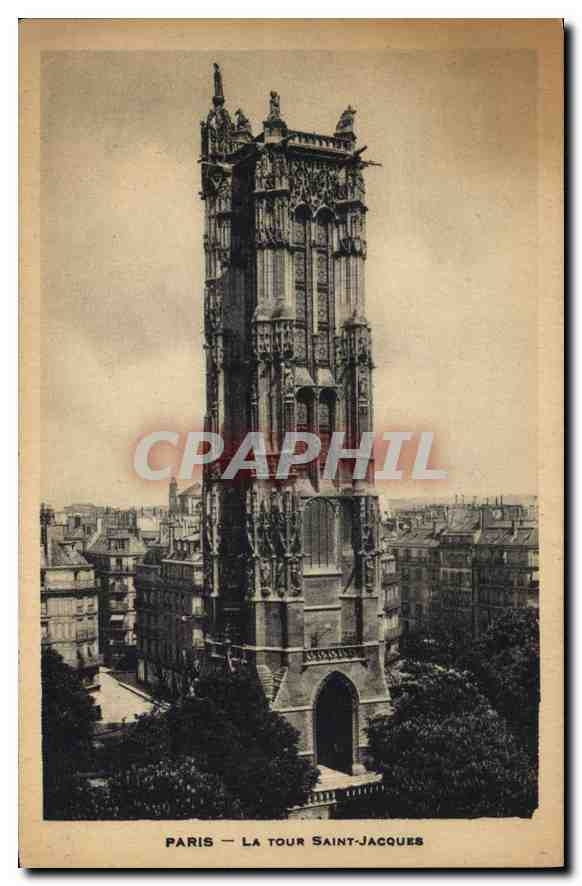CPA Paris La Tour Saint Jacques 