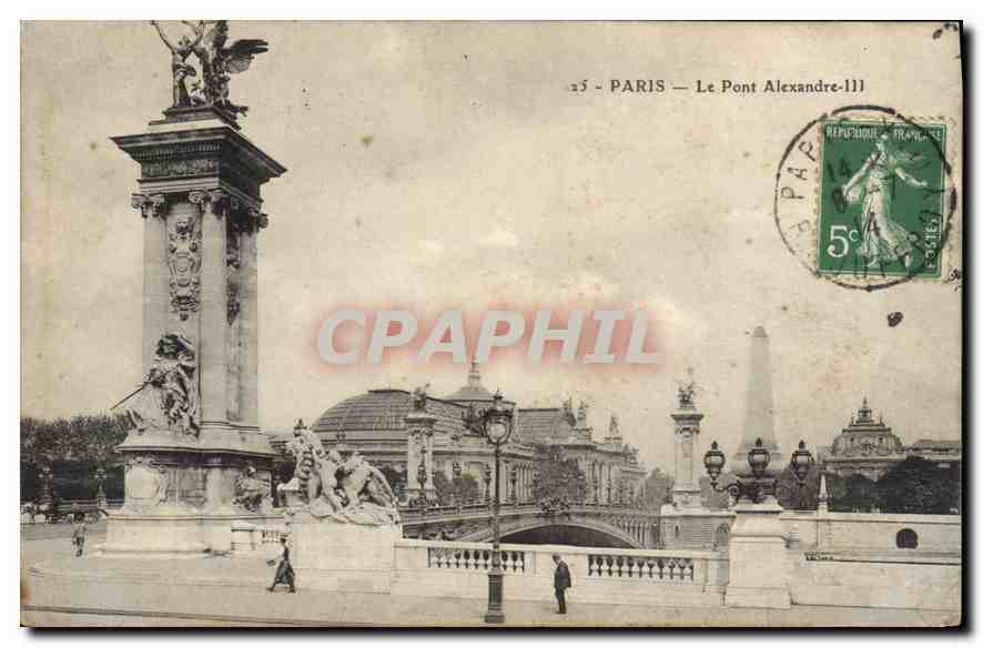 CPA Paris Le Pont Alexandre III 