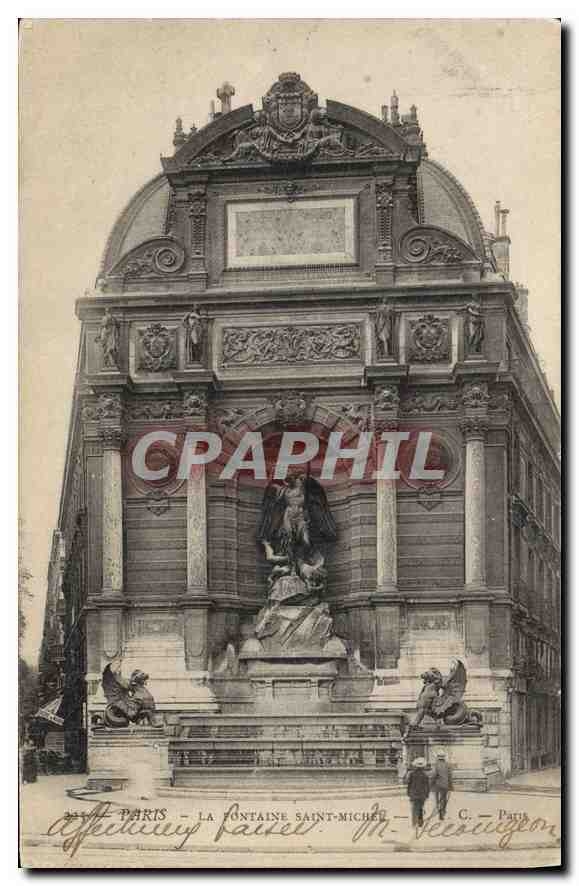 CPA Paris La Fontaine Saint Michel 