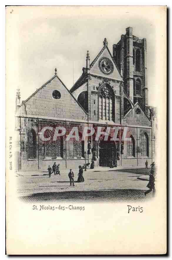 CPA St Nicolas des Champs Paris 