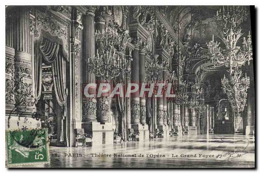 CPA Paris Theatre National de l'Opera Le Grand Foyer