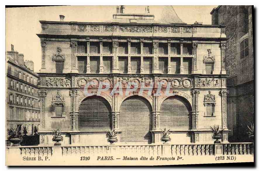 CPA Paris Maison dite de Francois 