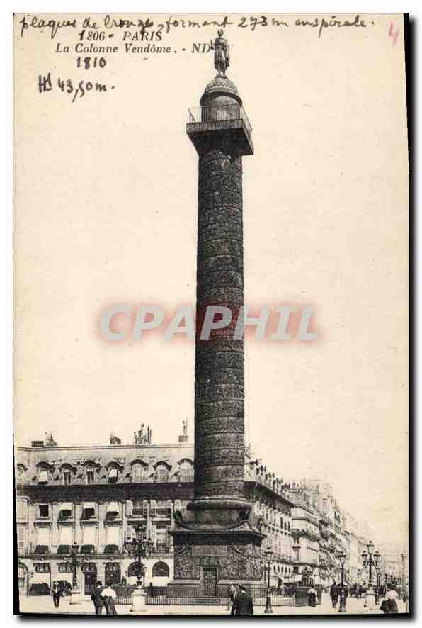 CPA Paris La Colonne Vendome 