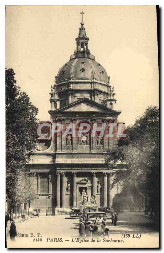 CPA Paris L'Eglise de la Sorbonne 
