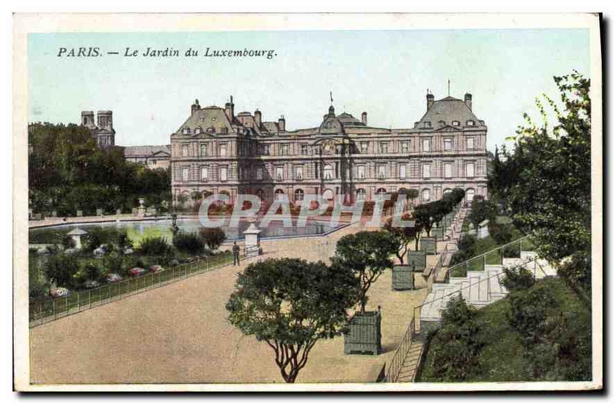 CPA Paris Le Jardin du Luxembourg 