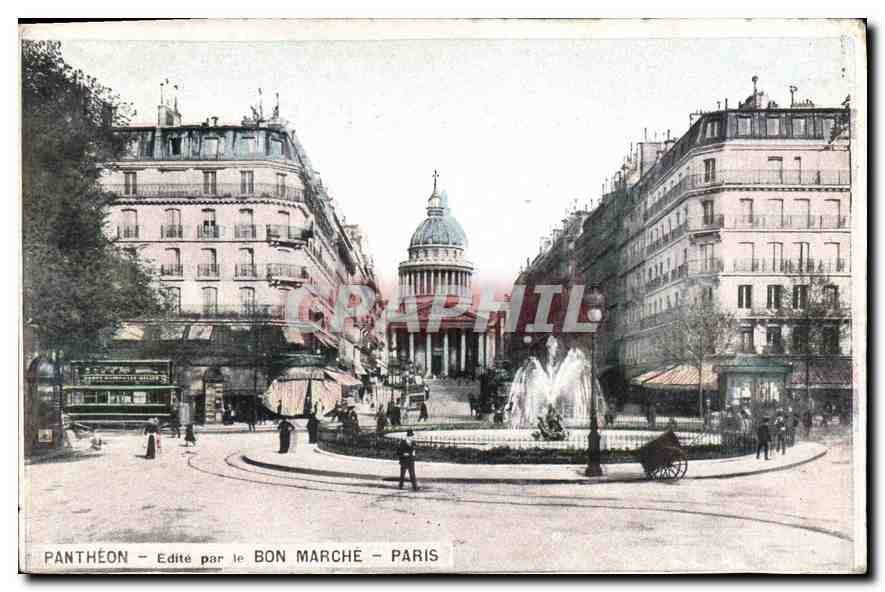 CPA Pantheon Edite par le Bon Marche Paris