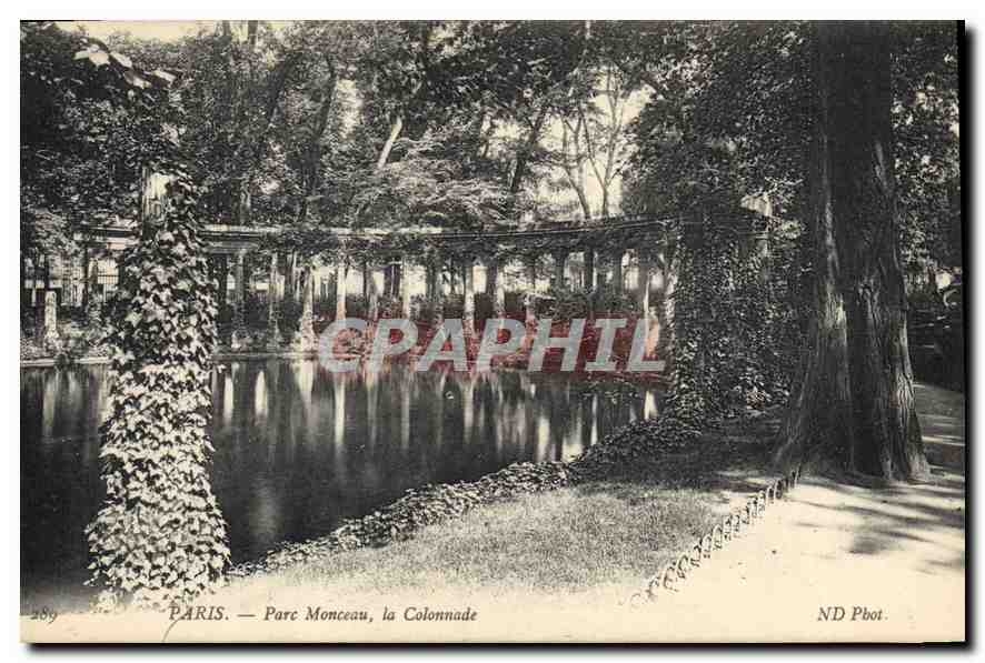 CPA Paris Parc Monceau la Colonnade 