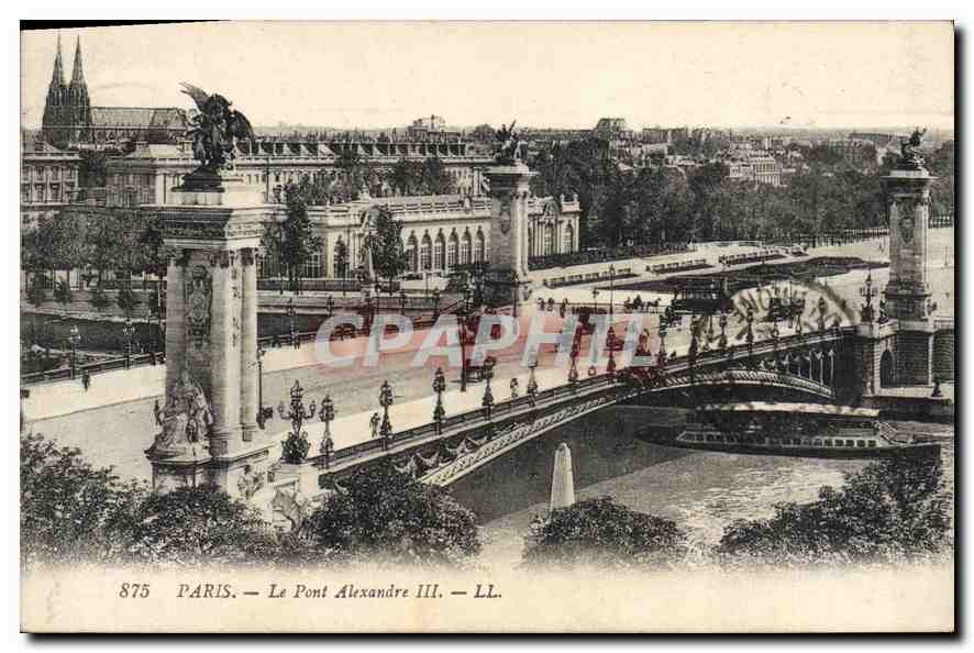 CPA Paris Le Pont Alexandre III 