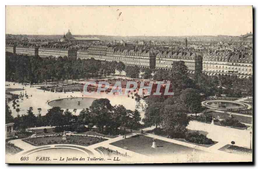 CPA Paris Le Jardin des Tuileries