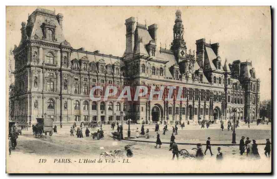 CPA Paris L'Hotel de Ville