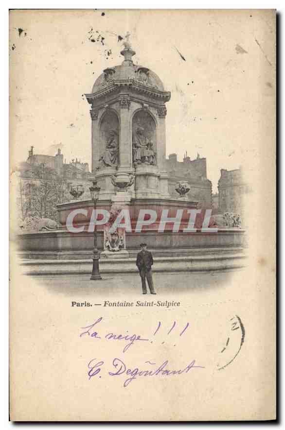 CPA Paris Fontaine Saint Sulpice 