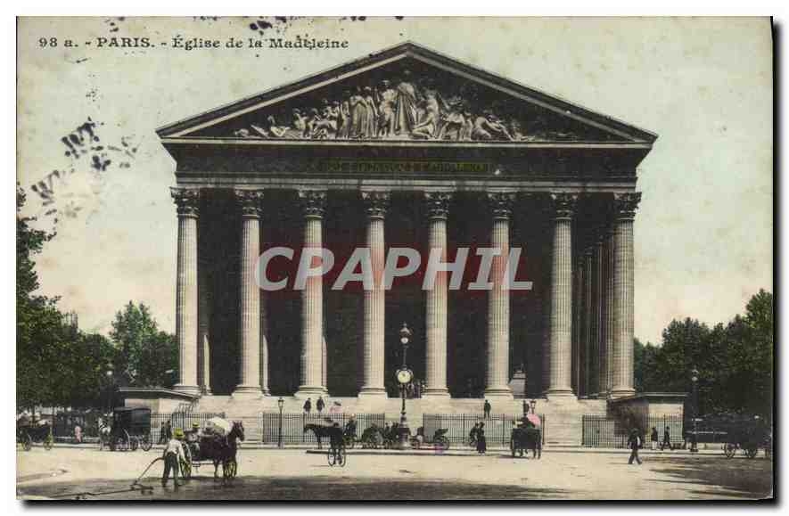 CPA Paris Eglise de la Madeleine 