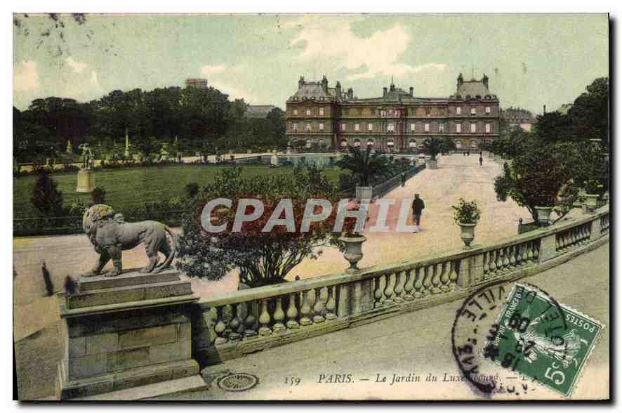 CPA Paris Le Jardin du Luxembourg
