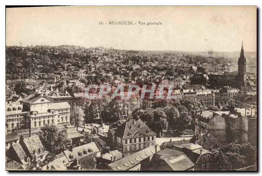 CPA Mulhouse Vue generale 