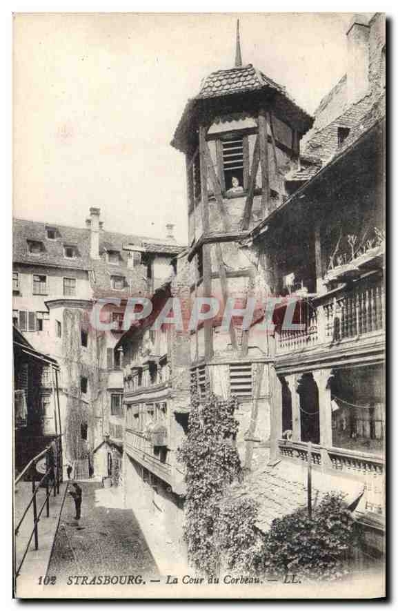 CPA Strasbourg La Cour du Corbeau 