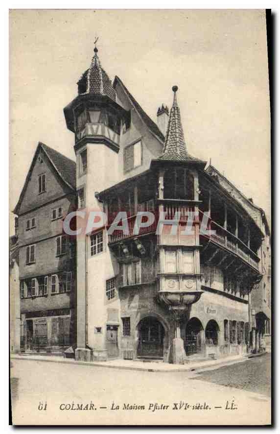 CPA Colmar La Maison Pfister XVI siecle 