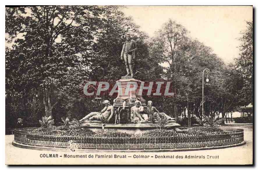 CPA Colmar Monument de l'amiral Bruat 