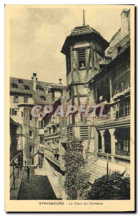 CPA Strasbourg la Cour du Corbeau 
