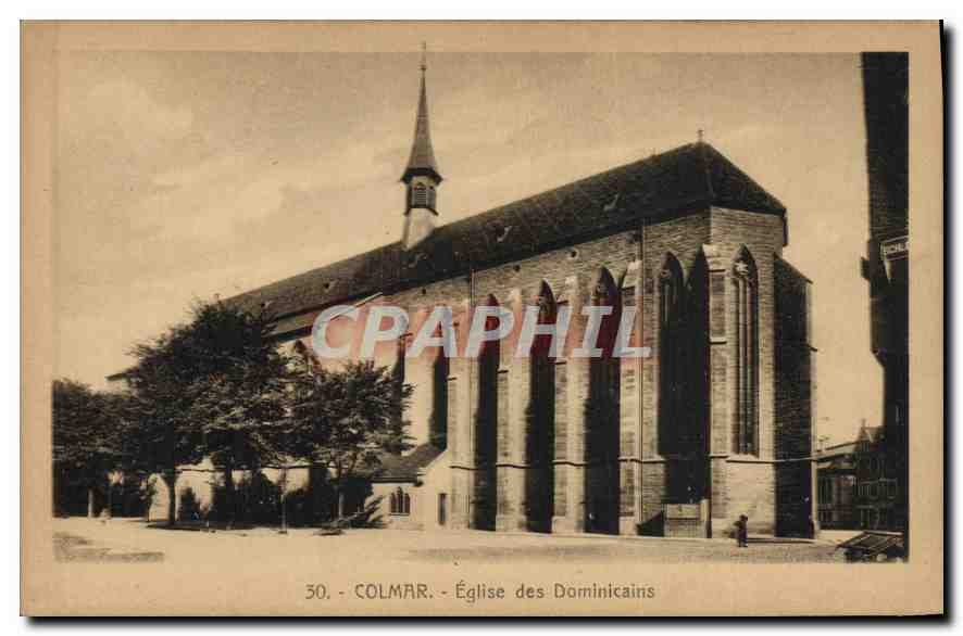 CPA Colmar Eglise des Dominicains 