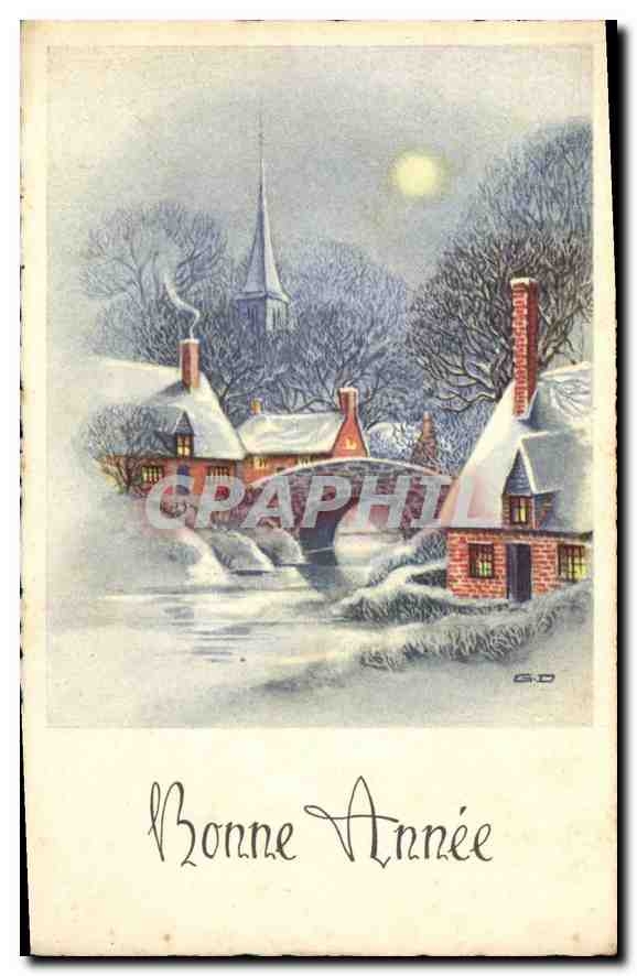 CPA Bonne Annee 