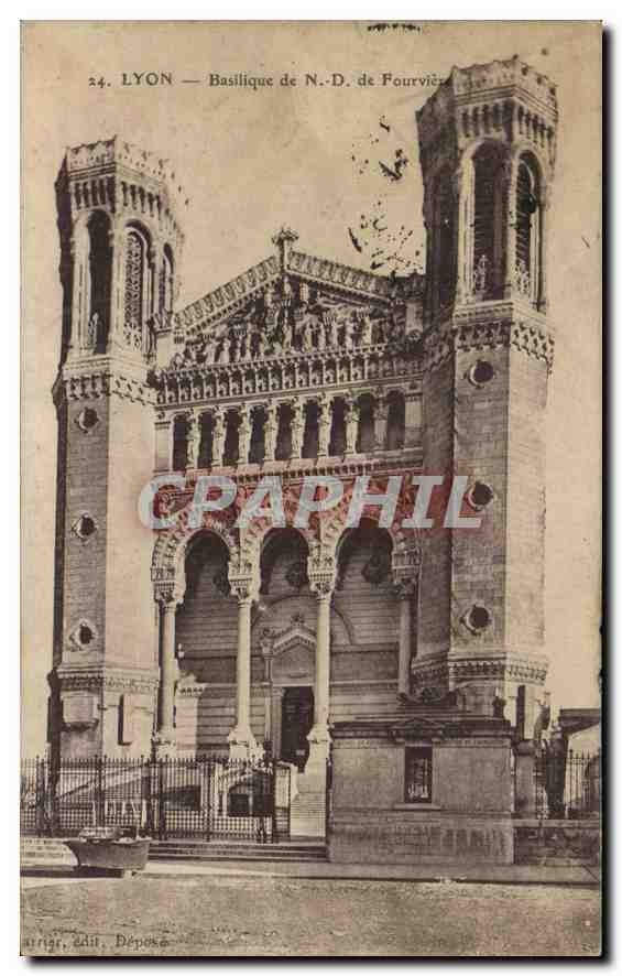 CPA Lyon Basilique de ND de Fourviere 