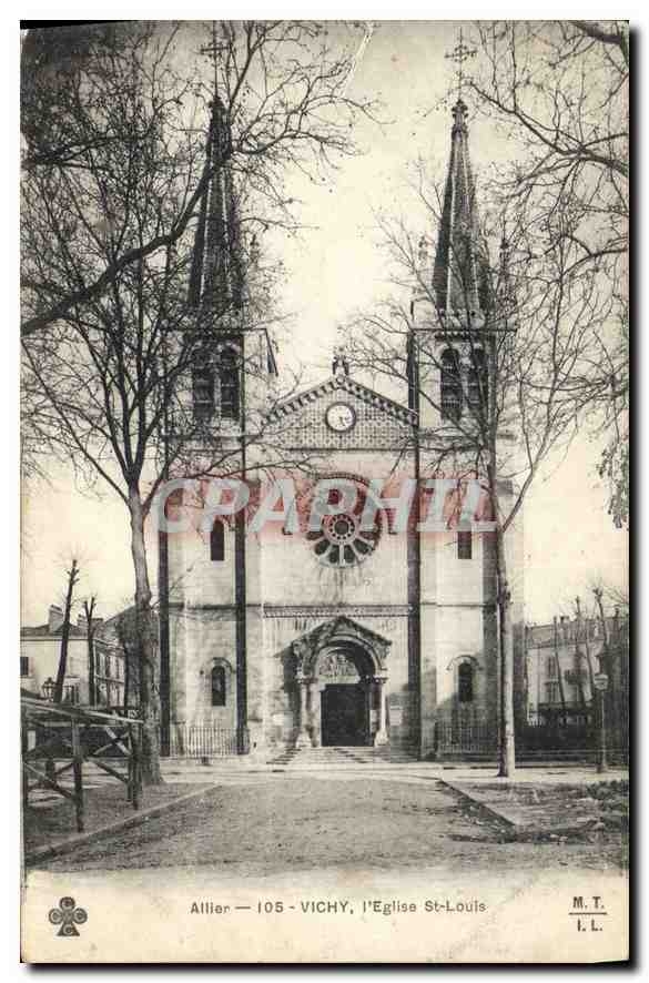 CPA Vichy l'Eglise St Louis 