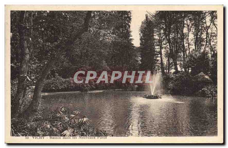 CPA Vichy Bassin dans les Nouveaux Parcs 