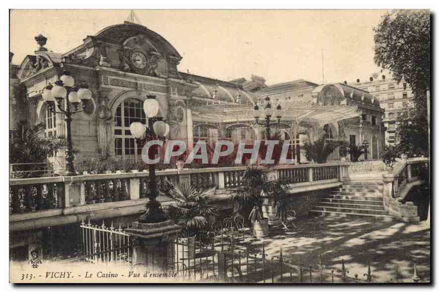 CPA Vichy Le Casino Vue d'ensemble 