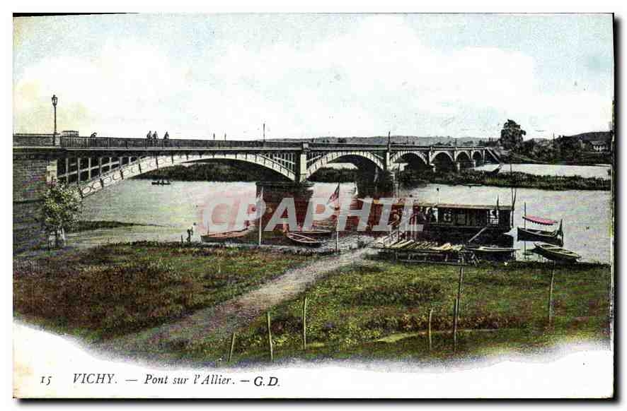 CPA Vichy Pont sur l'Allier 