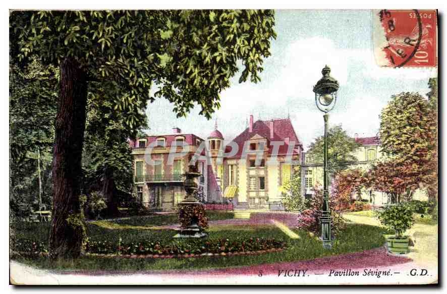 CPA Vichy Pavillon Sevigne 