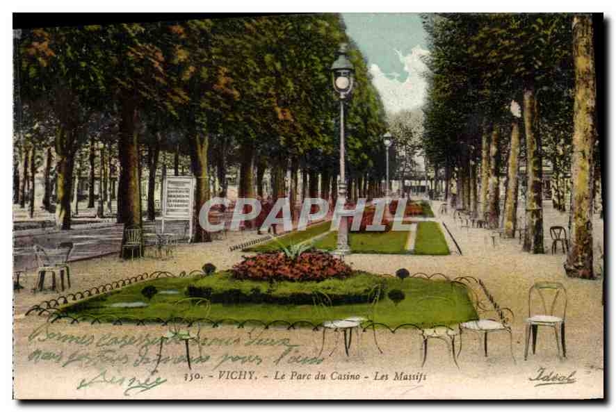 CPA Vichy Le Parc du Casino Les Massifs 