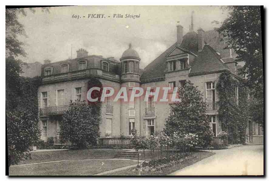 CPA Vichy Villa Sevigne 