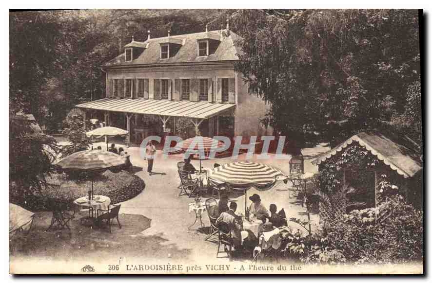 CPA L'Ardoisiere pres Vichy A Pheure du the 