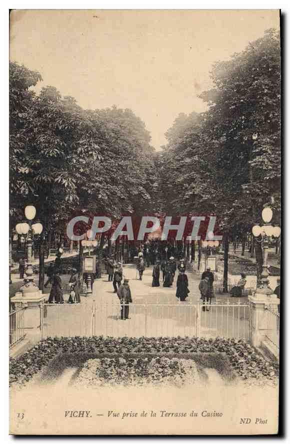 CPA Vichy Vue prise de la Terrasse du Casino 