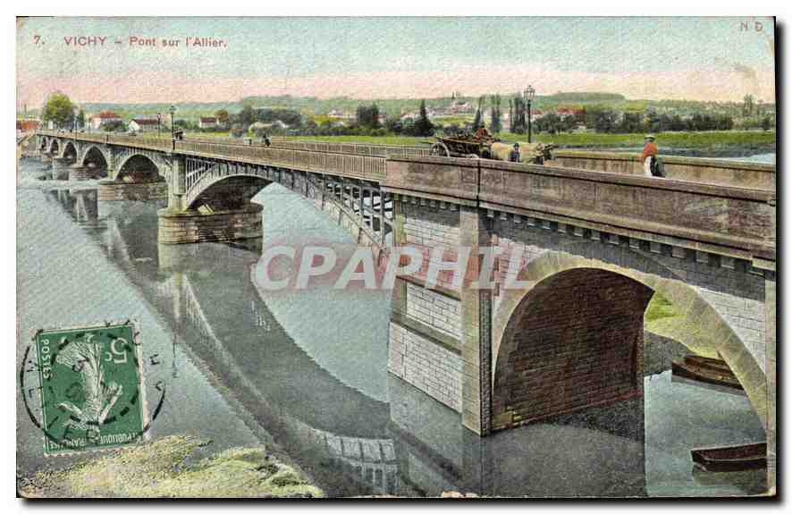 CPA Vichy Pont sur l'Allier 