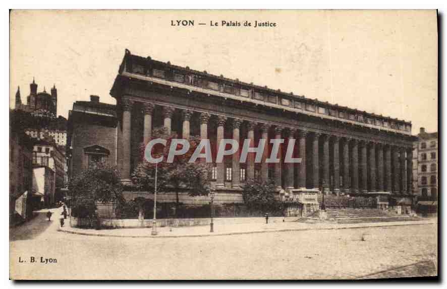 CPA Lyon Le Palais de Justice 