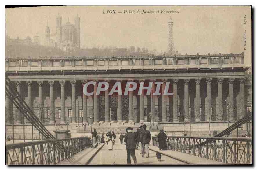 CPA Lyon Palais de Justice et Fourviere 